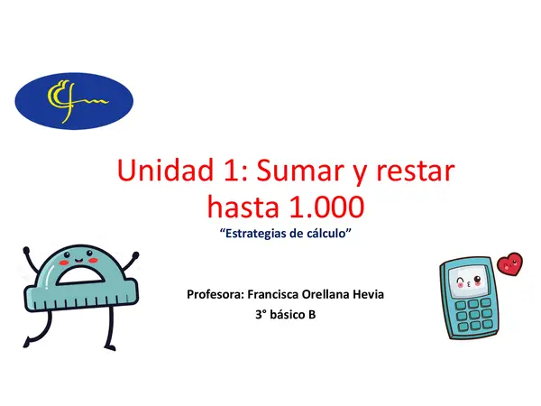 Sumar y restar hasta 1.000