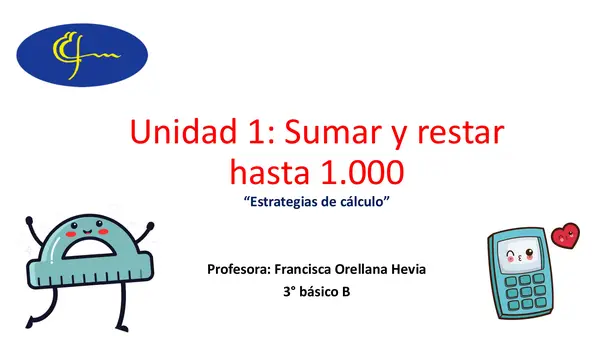 Sumar y restar hasta 1.000