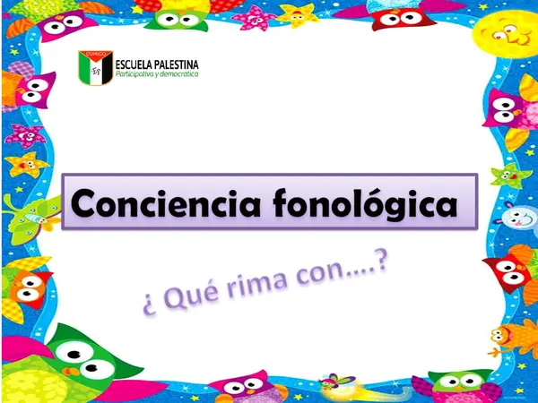 ¿QUE RIMA CON? PRE KÍNDER