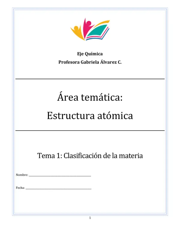 Cuaderno de trabajo Quimica