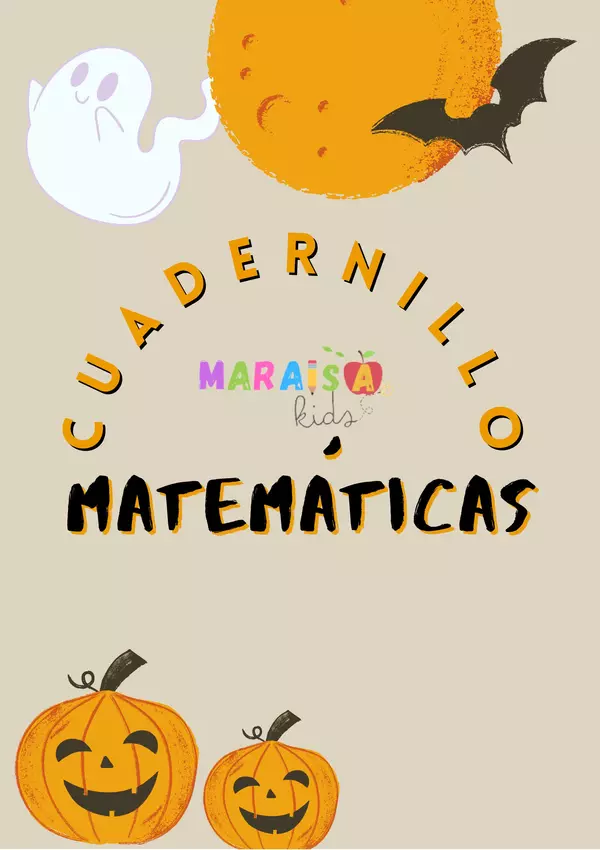 Cuaderno matemáticas Halloween