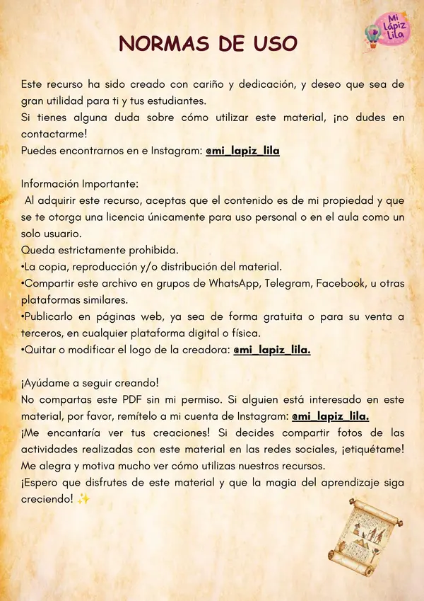 📜 Escribo Mi Relato Histórico: Secuencia Didáctica del Antiguo Egipto (5.º y 6.º de Primaria)