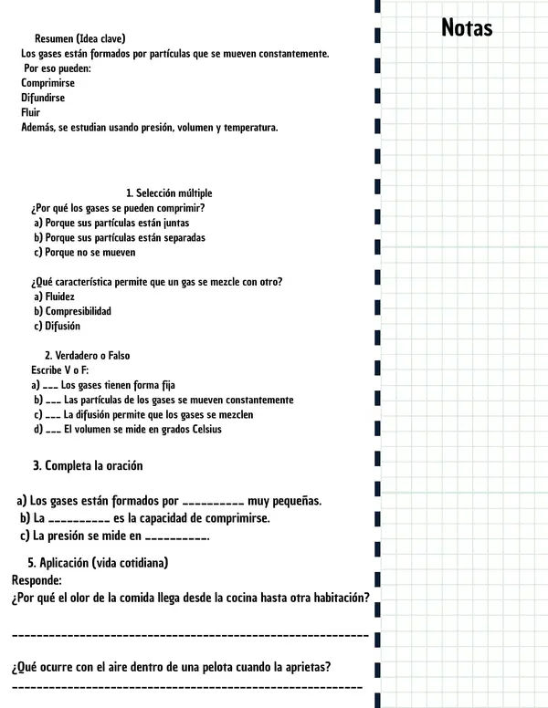 cuadernillos de ciencias unidad 1 "LEYES DE LOS GASES".