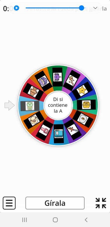 DI SI CONTIENE LA /A/ EN POSICIÓN MEDIA