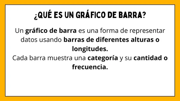 Construir gráficos de barra 5to básico