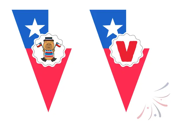 Banderín Fiestas Patrias - Capibara