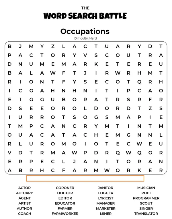 Occupations/job