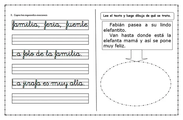Guía Letra F
