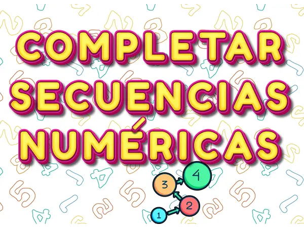 Secuencias numéricas 1 al 20