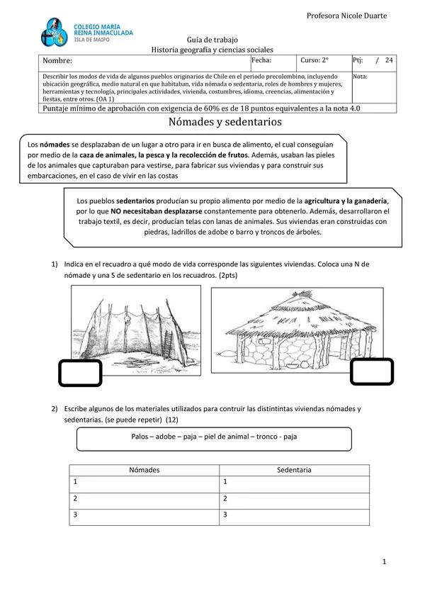 Guía de trabajo