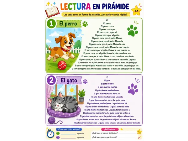 lectura en pirámides 