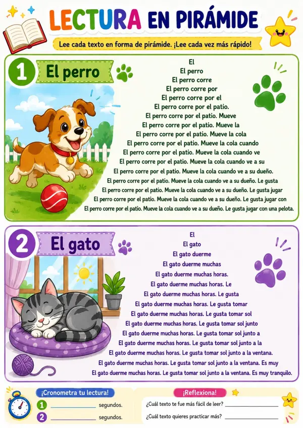 lectura en pirámides 