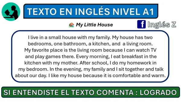 Texto de inglés en nivel A1