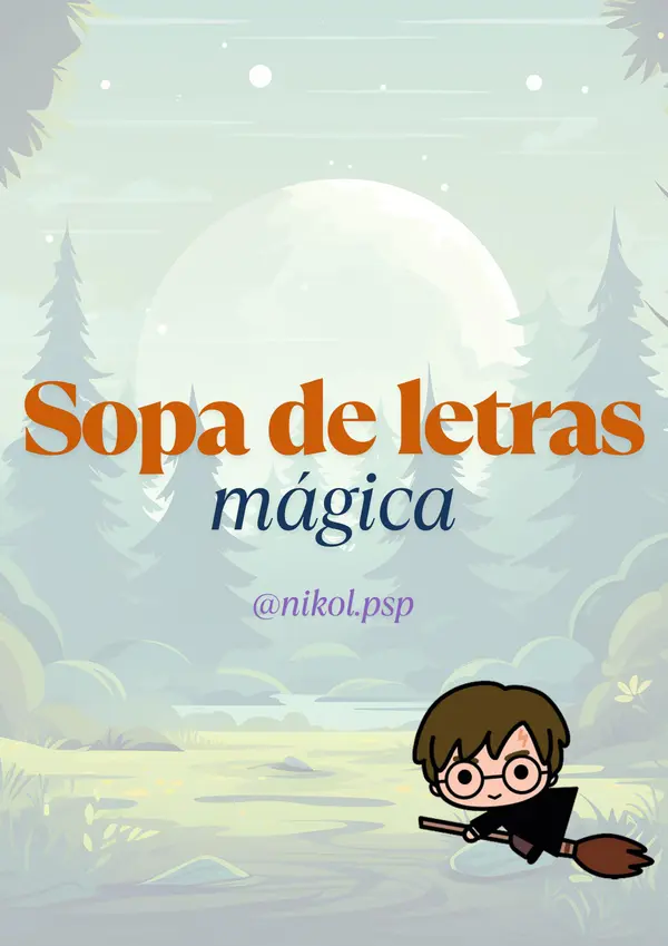 Sopa de letras mágica