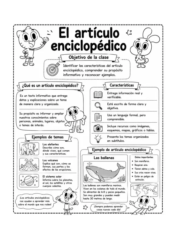 El artículo enciclopédico