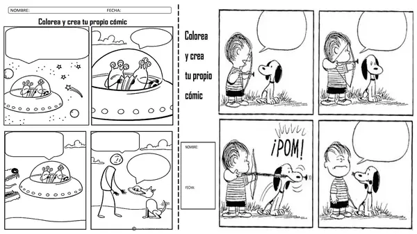 "Escritura de Historietas o cómics"