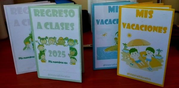 PACK MINILIBROS REGRESO A CLASES Y VACACIONES 