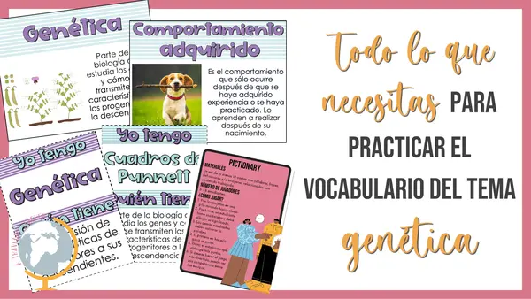 Bundle Genética vocabulario