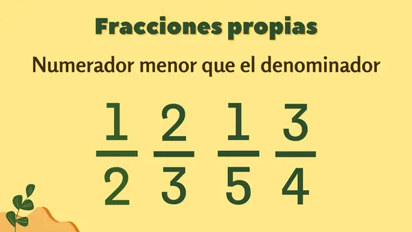 Clasificación De Fracciones | Profe.social