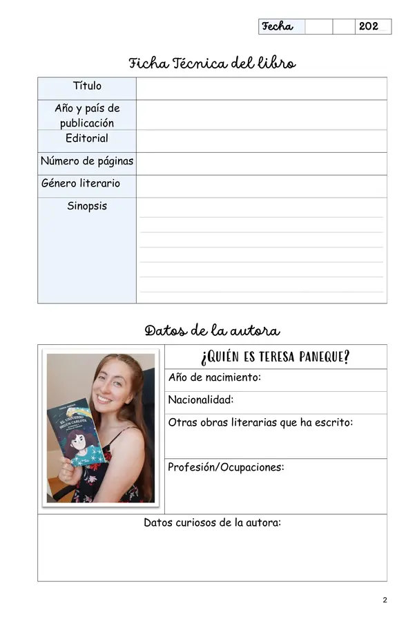 Bitácora de Lectura: El Universo según Carlota