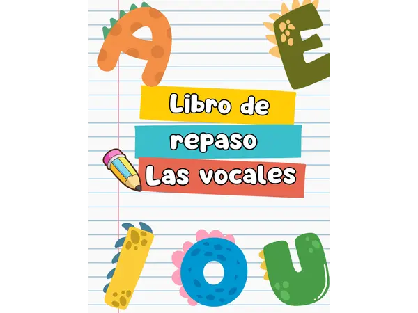 Libro repaso de vocales