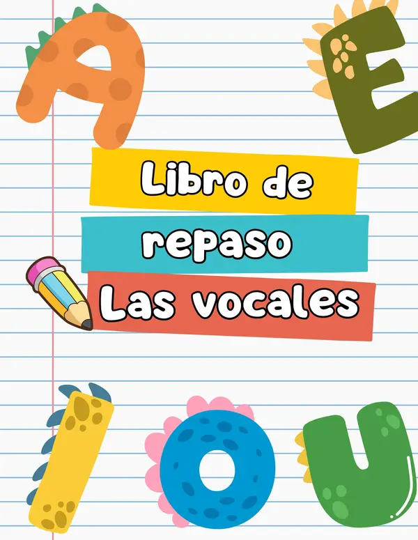 Libro repaso de vocales