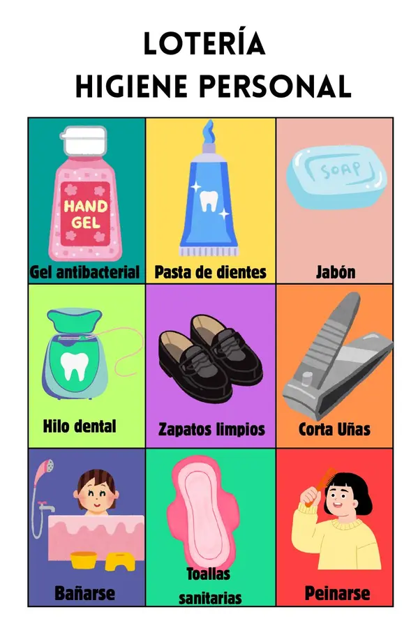 Loteria de higiene personal