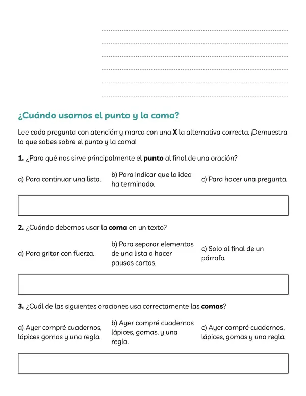 Guia sobre el punto y la coma