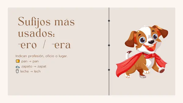 El sufijo.