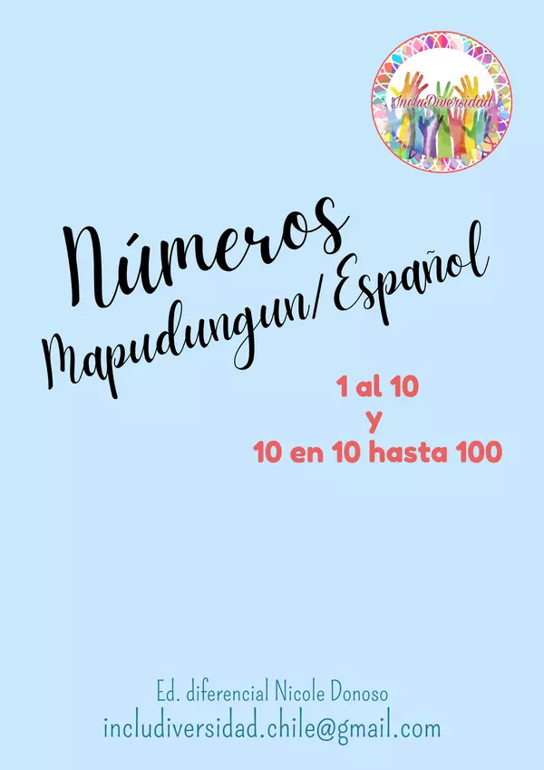 Números mapudungun/español