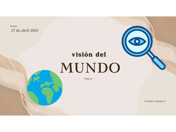 visión del mundo 7°básico- unidad: mitos y relatos de creación.