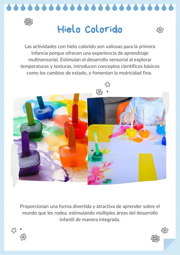 Actividades Sensoriales con Arte: 25 Propuestas Creativas para la Primera Infancia