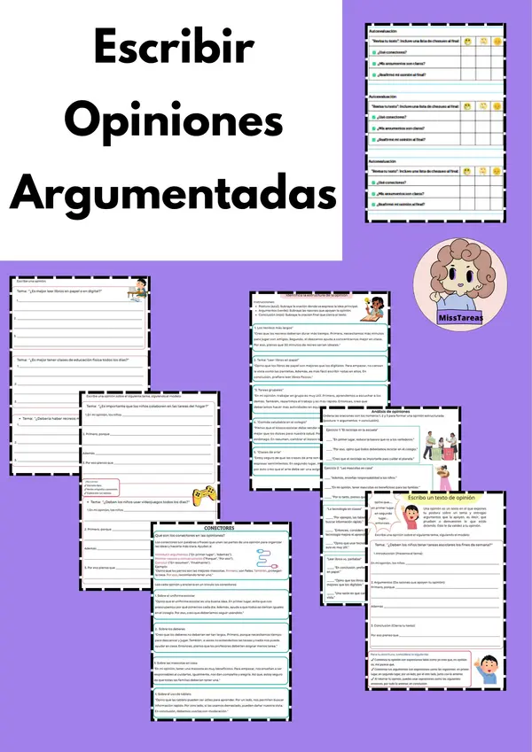 Escribir Opinión y argumentar, Lenguaje y Comunicación