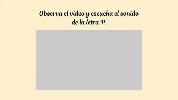 PPT letra P