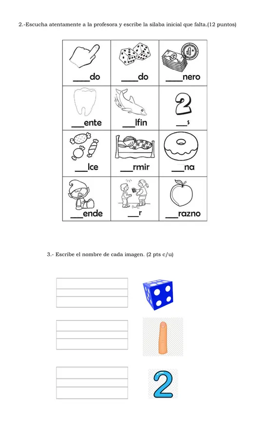 Evaluación -Lenguaje y Comunicación -Bitácora de Aprendizaje letra t - d 
