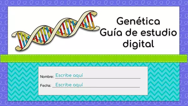 Genética guía de estudio digital