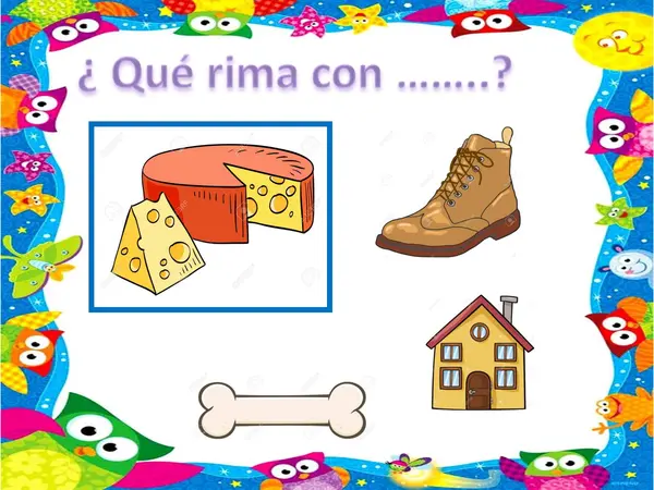 ¿QUE RIMA CON? PRE KÍNDER