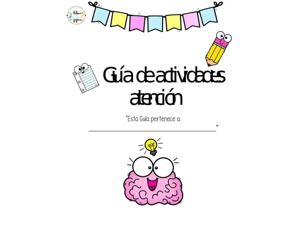 Guía de actividades atención 