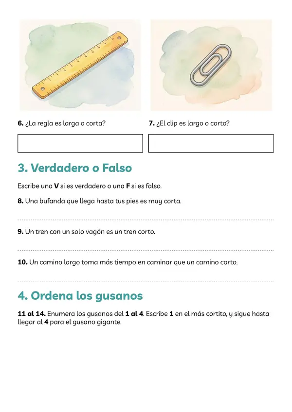 “Mi Álbum: Aprendiendo Largo y Corto”