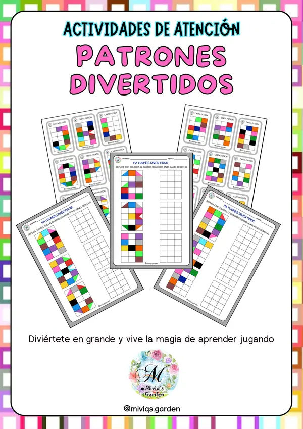 Patrones Divertidos (actividades de atención)