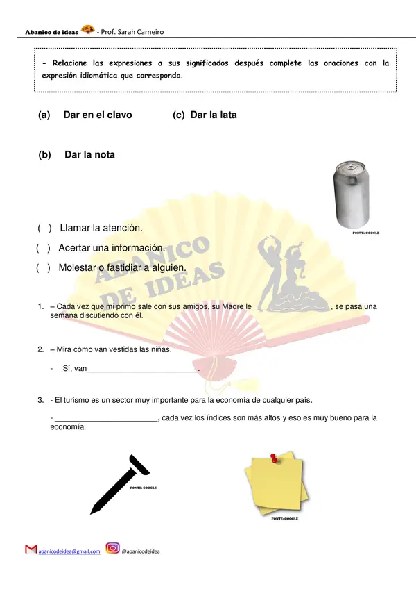 Expresiones idiomáticas