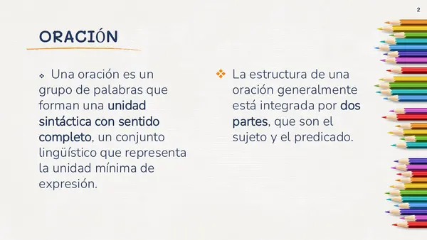 Sujeto y Predicado (Repaso para 7°- 6°-5° - 4°)