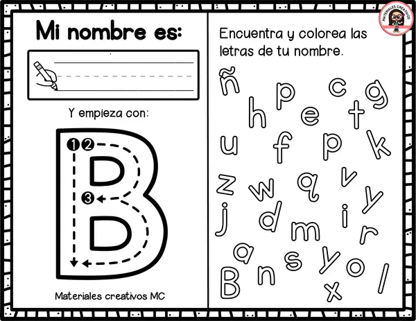 “Reconozco la inicial de mi nombre” 🌟