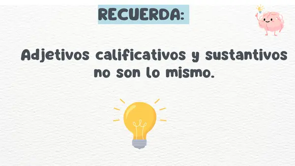 Los adjetivos calificativos 