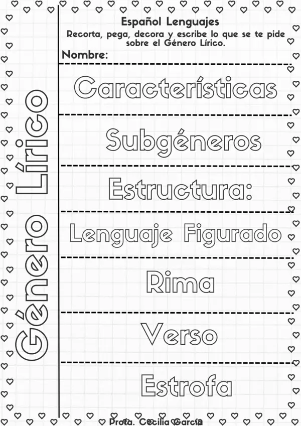 Plantilla Género Lírico