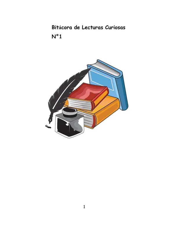Bitácora de Lecturas N°1 - Cuadernillo de Lecturas Diarias