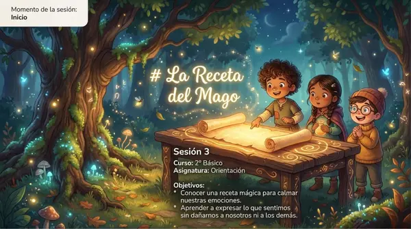 Sesión 3 La receta del Mago - 2° Básico - SENDA
