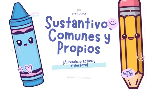 Sustantivos comunes y propios