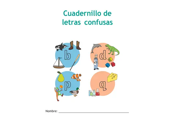 cuadernillo letras confusas b-d