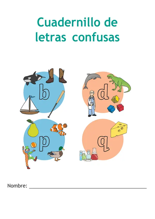cuadernillo letras confusas b-d